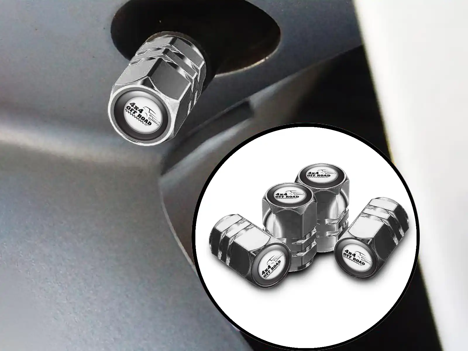 Rim Valve Stem Caps for Motorcycle Stable